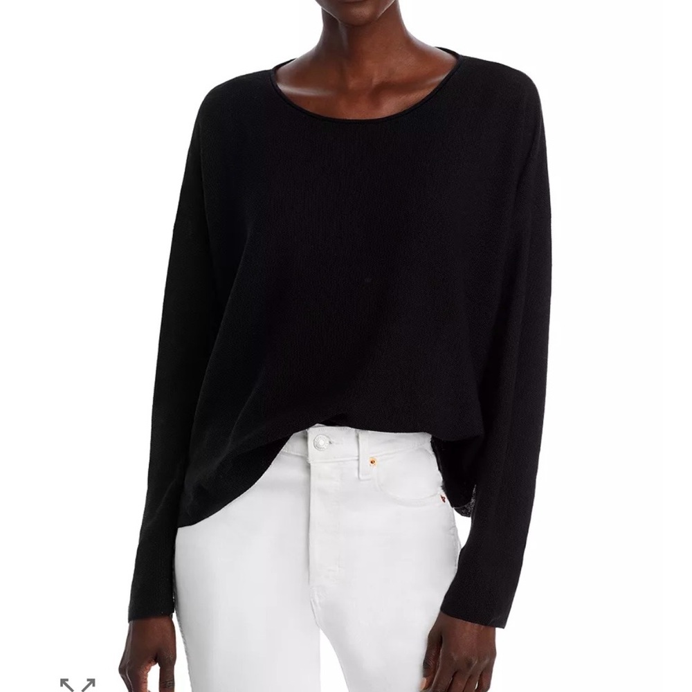 Eileen Fisher Black Oversize Sweater